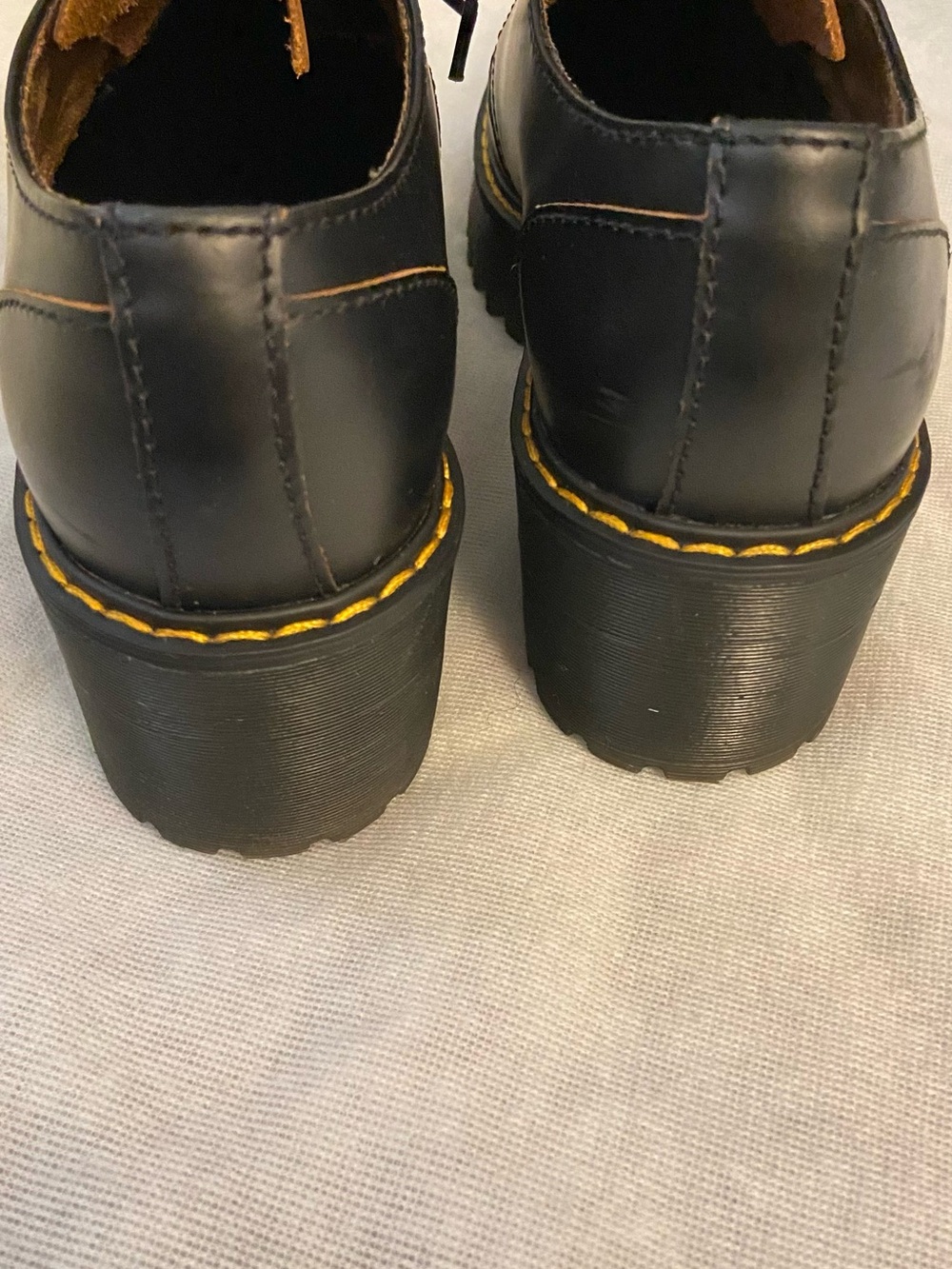 Dr. Martens Black Leather Lace-Up Loafer - Picture 7 of 10